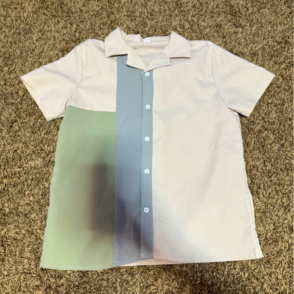 Shien fancy button up kids set
